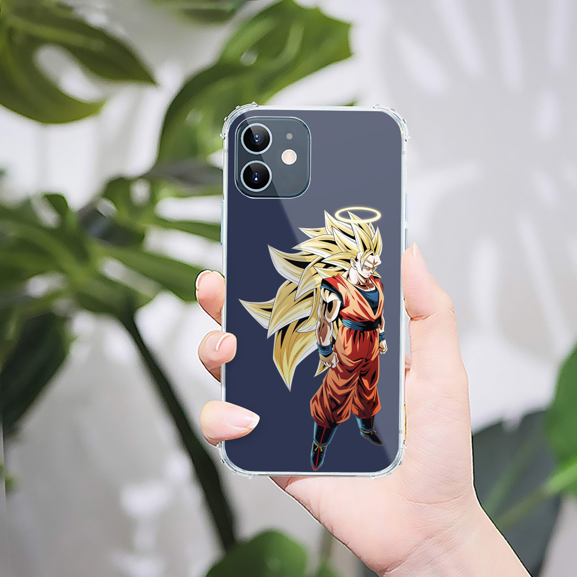 （画像用） ドラゴンボール 孫悟空（そん ごくう）Son Goku カカロット DRAGON BALL Kakarotto 【iPhone 12シリーズ対応】透明スマホケース（クリアソフトケース）